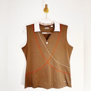 Annika Cutter & Buck Sleeveless Golf Top Size L